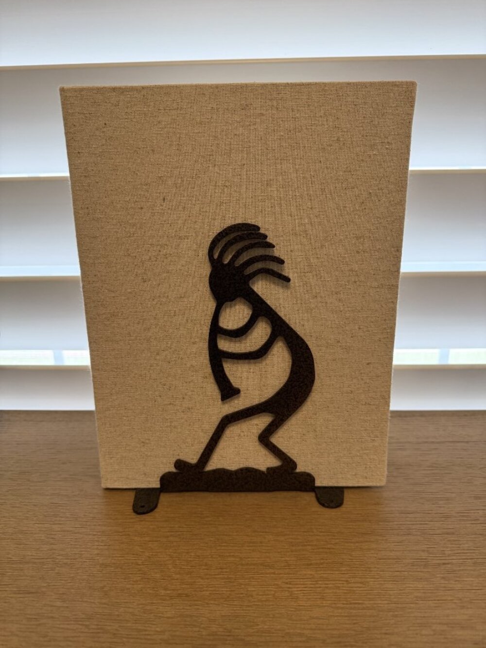 VTG Lazart Kokopelli Bookend Metal Art